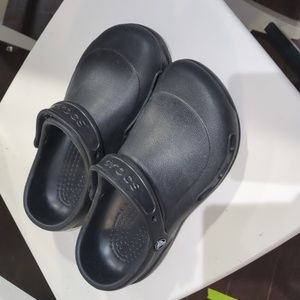 Black Crocs women's size 8 men's size 6